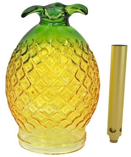 Pineapple Glass Globe for Gravity Hookah Bong With Downstem