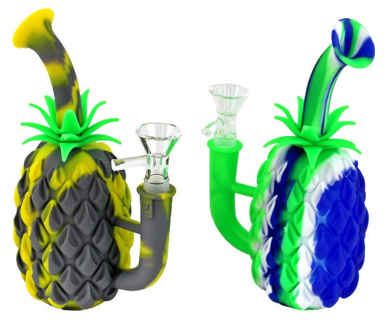 7" Pineapple Silicone Water Pipe