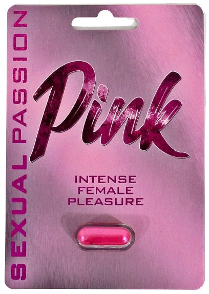 Pink Female Pleasure Enhancement Capsule