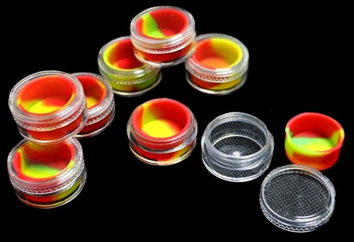 100ct Clear Plastic Jar With Silicone Liner