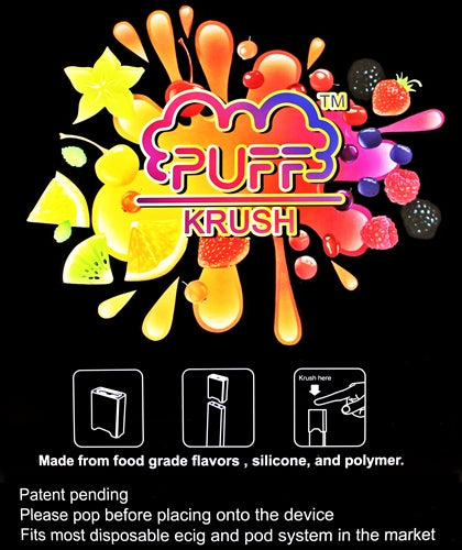 Puff Krush Add-On Juul and Disposables Compatible Flavor Tips 24pk