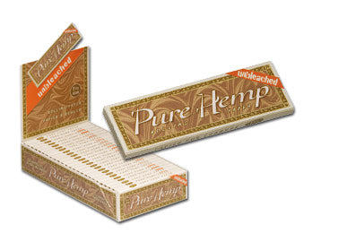 Pure Hemp Rolling Papers - Unbleached 1 1-4