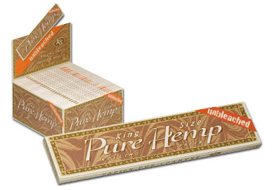 Pure Hemp Rolling Papers - Unbleached King Size