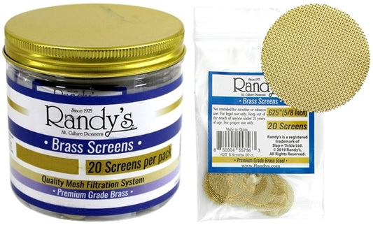 Randys Brass Screens Jar 36pk - .625"