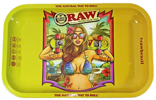 RAW Rolling Tray Brazil Metal 2nd Edition - Small