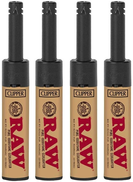 Raw Clipper Mini Tube Lighters 24pk