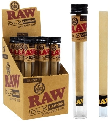 Raw DLX - Glass Tipped Cannons 12pk