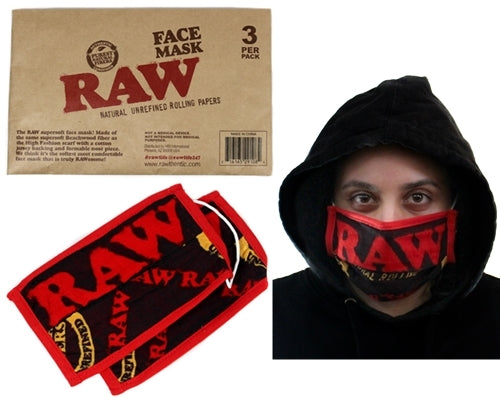 RAW Supersoft Face Mask 3pk