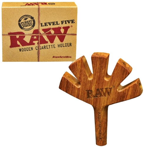 Raw Level Five Wooden Cigarette Holder