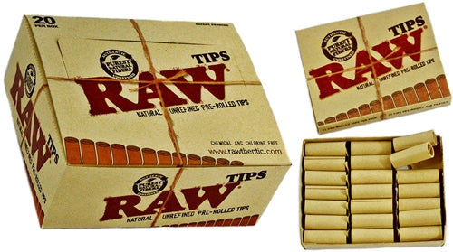 Raw Rolling Paper Tips - PRE-Rolled