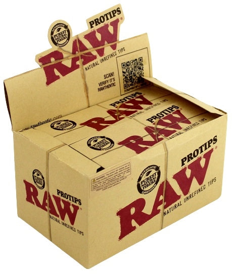 Raw Protips Natural Unrefined Tips 24pk