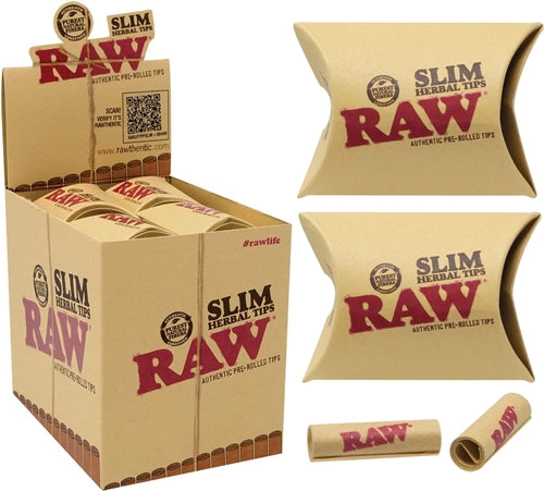 RAW Tips Pre-Rolled Slim 20pk
