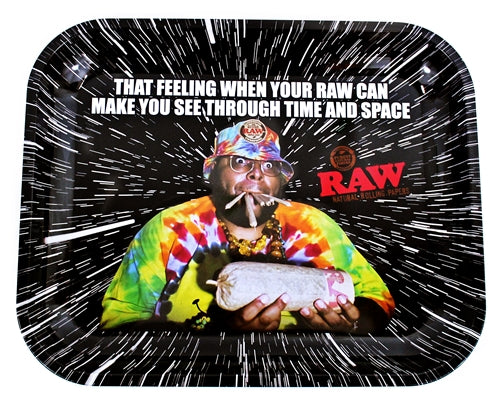Raw Rolling Tray Metal Large - Oops
