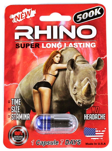 Rhino 500K Male Enhancement Capsules