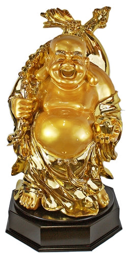 28" Rotating Gold Buddha Statue #3