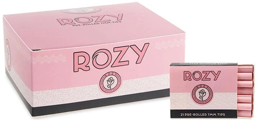 Rozy Pink Pre-Rolled Filter Tips - 20pk