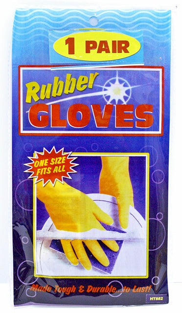 12ct Rubber Gloves