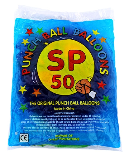 50ct Super Punch Ball Party Balloons