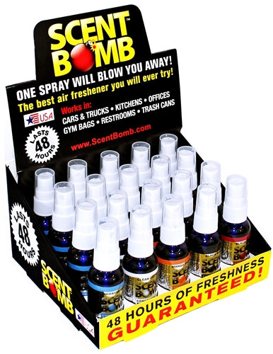 ScentBomb Air Freshener 1oz Spray Bottle 20pk