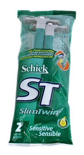 Schick 2pk SlimTwin Disposable Razors - 10ct