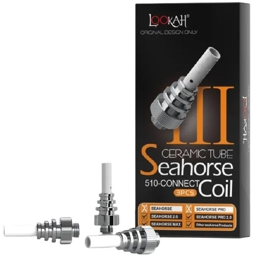 Lookah Seahorse Coil Ⅲ - Ceramic Tube 3pk