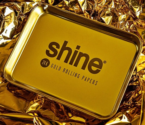 Shine Gold Rolling Tray