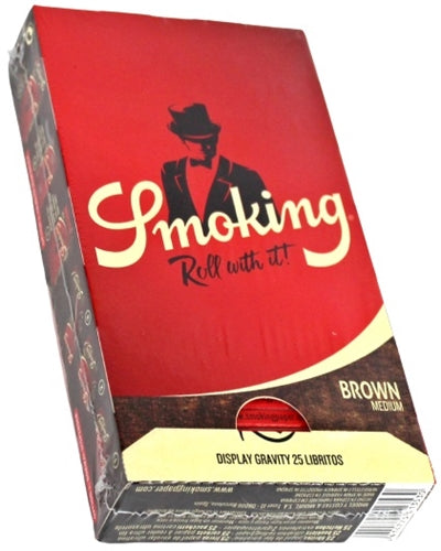 Smoking Brown Rolling Papers - 1 1-4 Medium Size