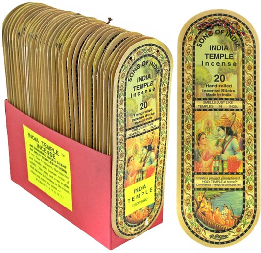 Song of India Temple Incense 36pk