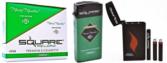 6ct Square Reload Minty Menthol Starter Kit