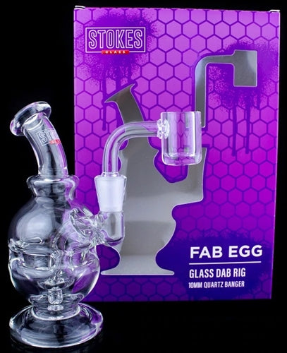 Stokes Glass Dab Rig - Fab Egg