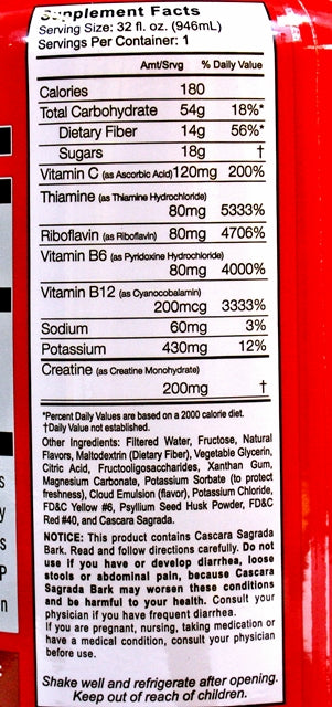 Strip Detox 32 oz Cleansing Liquid - Fruit Punch