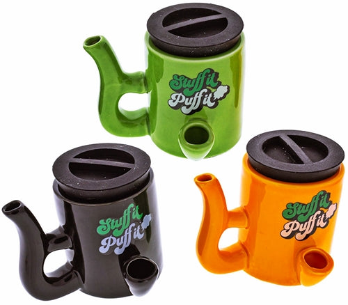 3ct Stuff It Puff It Stash Mug Hand Pipe