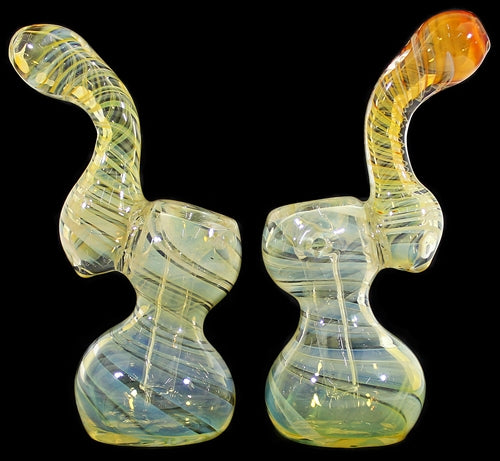 4ct 4" Spiral Art Color Change Fuming Bubbler