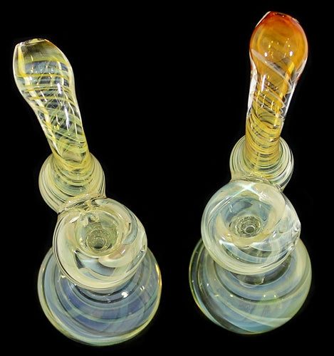 4ct 4" Spiral Art Color Change Fuming Bubbler