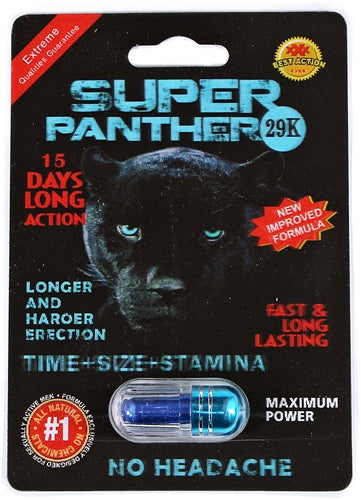 Super Panther 29K Male Enhancement Capsules