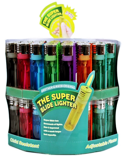 Super Slide Refillable Lighter 56pk