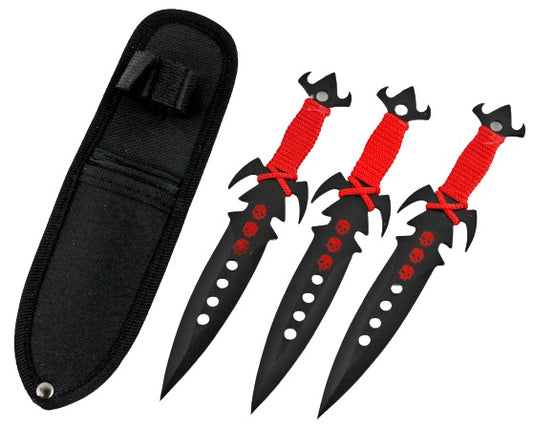 7.5″ Throwing Knife with 4″ Blade and Sheath 3pc Set