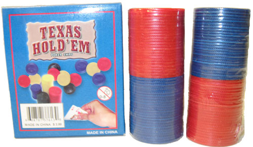 Texas Hold'em Pocker Chips 6ct