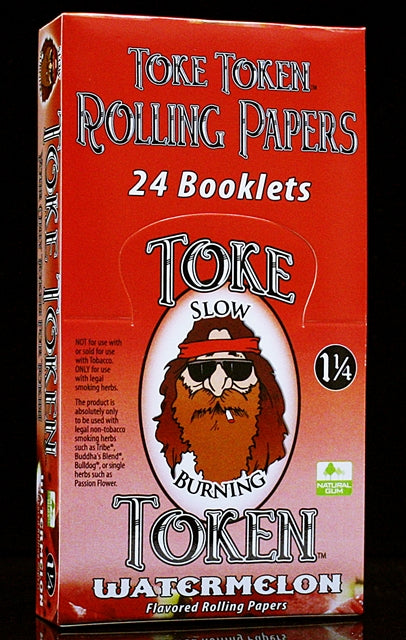 Toke Token Rolling Papers - 1 1-4 Watermelon