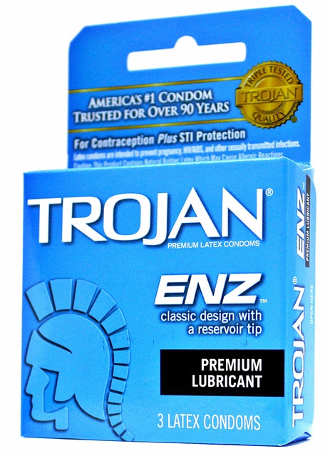 6ct Trojan ENZ Lubricated Condoms