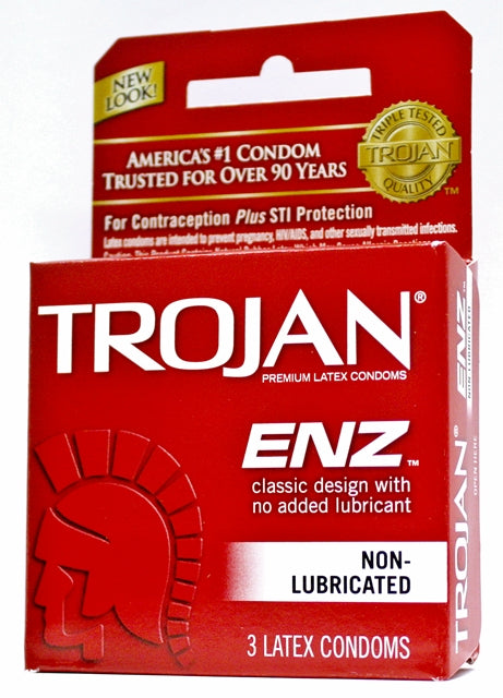 6ct Trojan ENZ Non-Lubricated Condoms