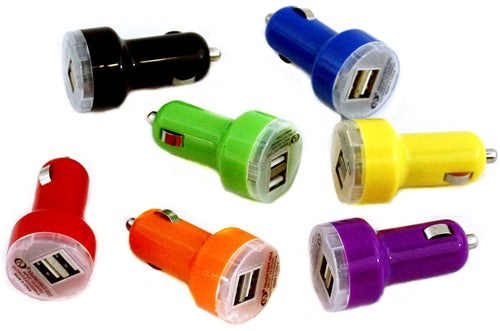 10ct Dual USB Car Charger Assortment