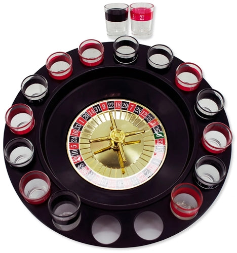 Shot Glass Roulette Set Drinking Game