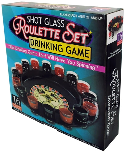 Shot Glass Roulette Set Drinking Game