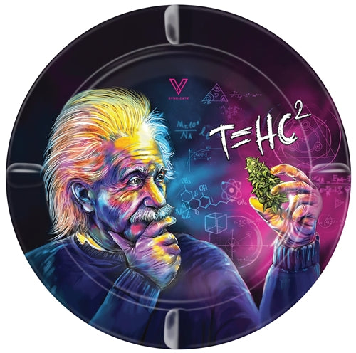 V-Syndicate Metal Ashtray - THC2 Einstein Classic