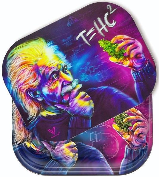 V-Syndicate Roll n Go 3d Mag Slap Metal Tray - Small - THC Einstein Classic