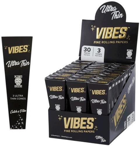 Vibes Ultra Thin King Size Cones