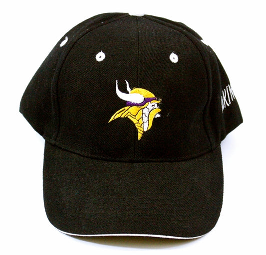 NFL Vikings Black Hat