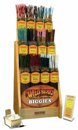 600ct Wild Berry Biggies Incense And Display Kit