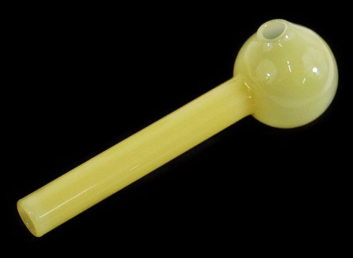 40ct 4" 12mm Yellow Glass Oil Burner